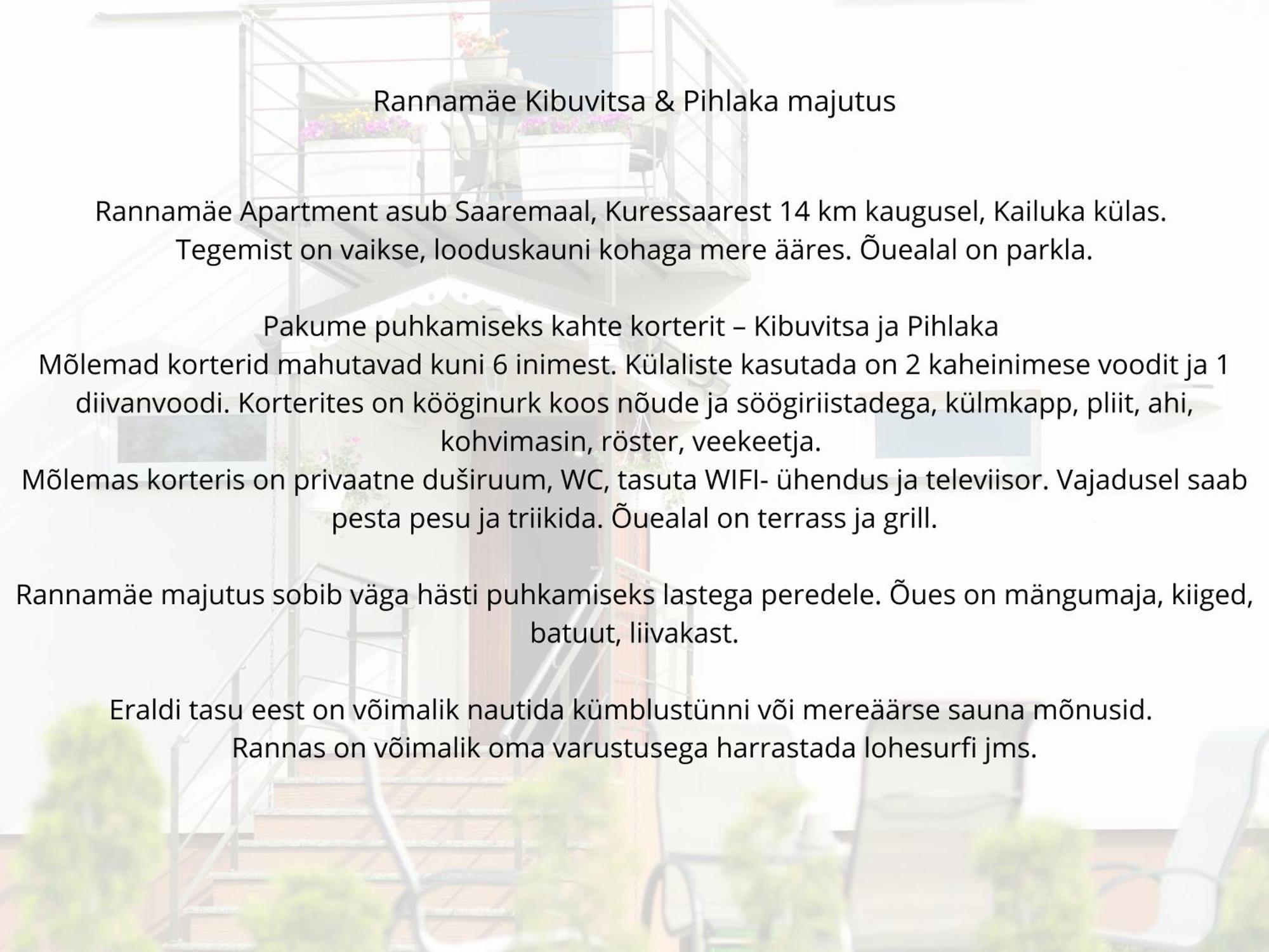 Suur-Rootsi Rannamaee Apartments חדר תמונה